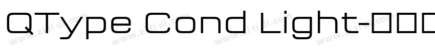 QType Cond Light字体转换